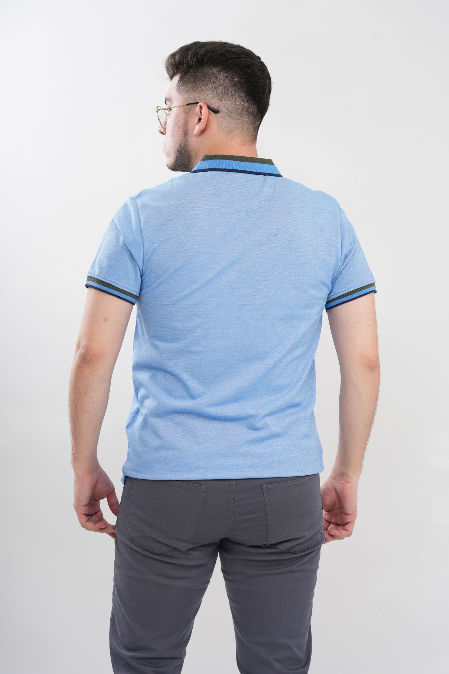TB Polo - 1 50% Algodón 50% Polyester - Azul
