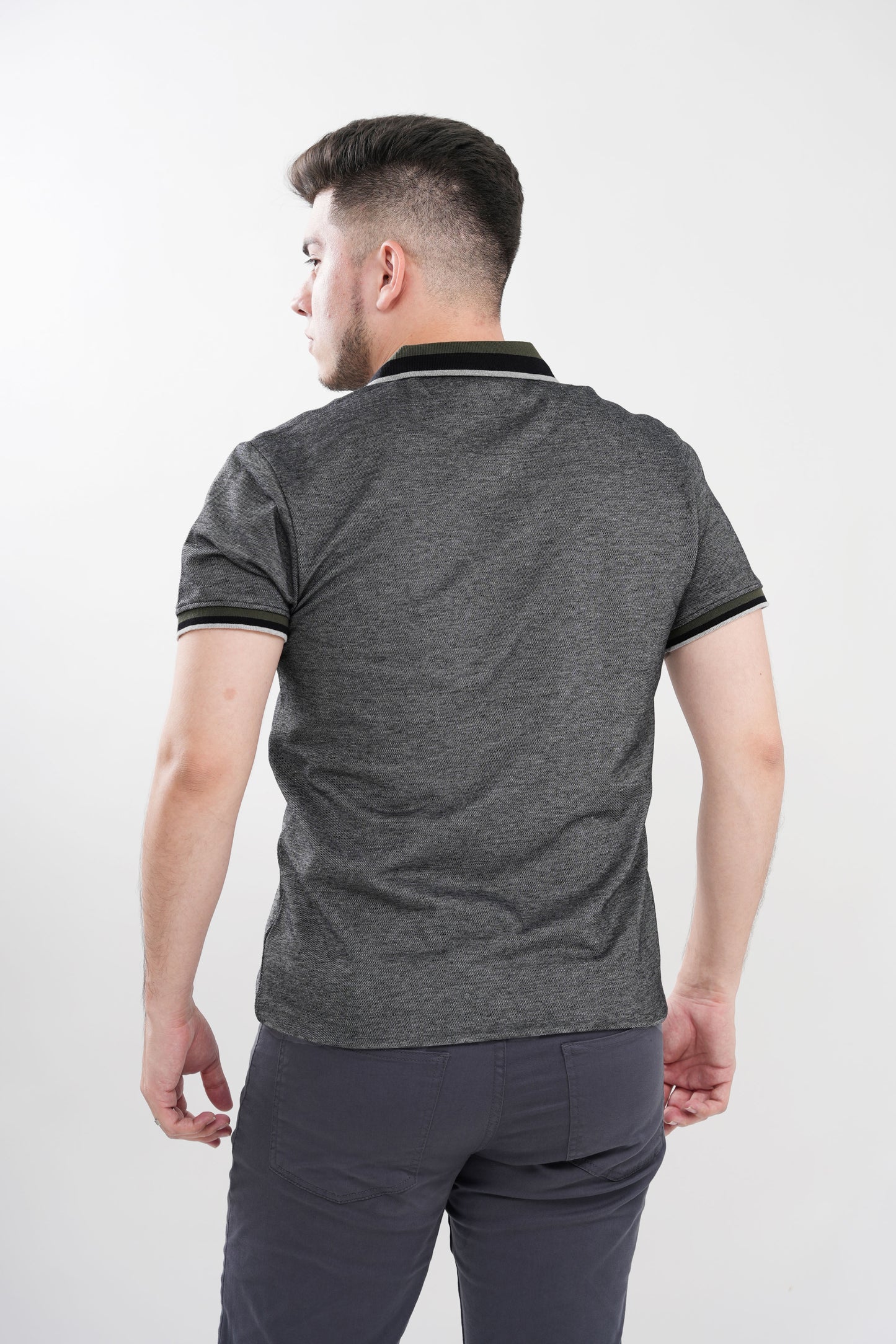 TB Polo - 1 50% Algodón 50% Polyester - Negro