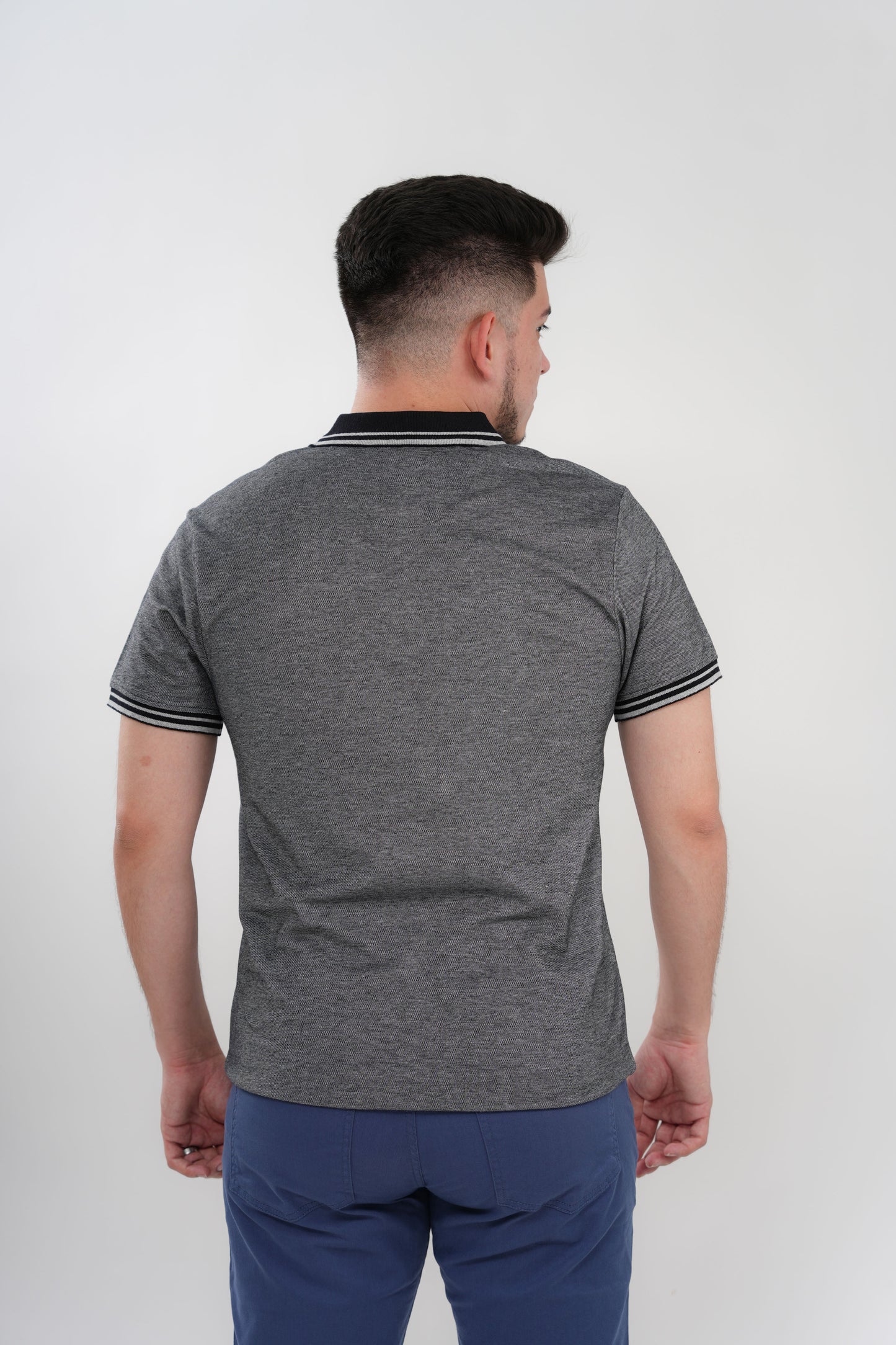 TB Polo - 4 50% Algodón 50% Polyester - Negro