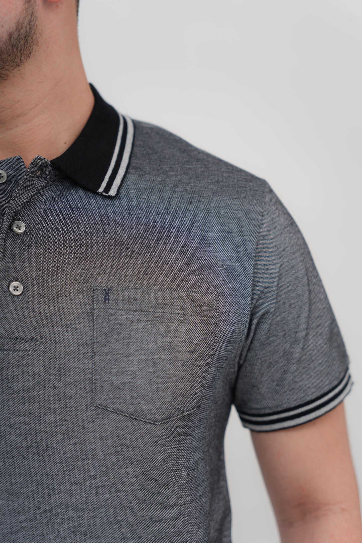 TB Polo - 4 50% Algodón 50% Polyester - Negro