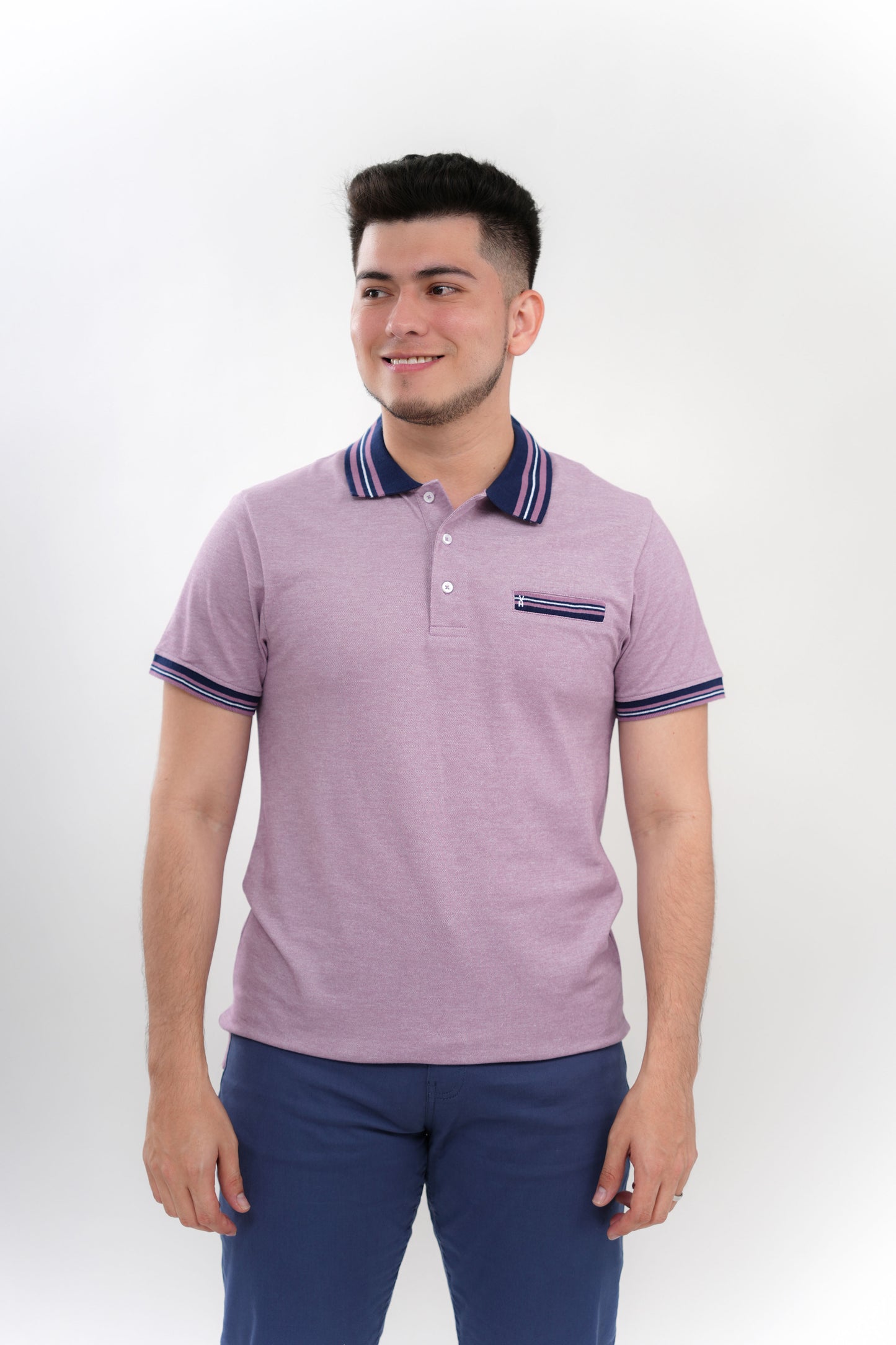 TB Polo - 2 50% Algodón 50% Polyester - Violeta