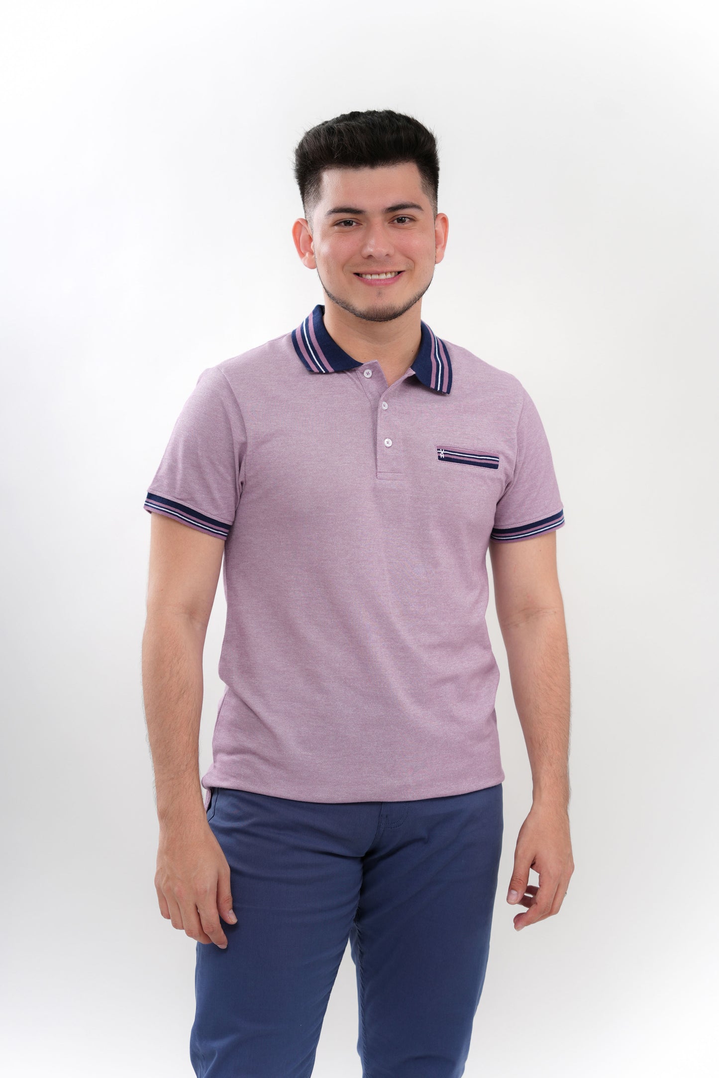 TB Polo - 2 50% Algodón 50% Polyester - Violeta