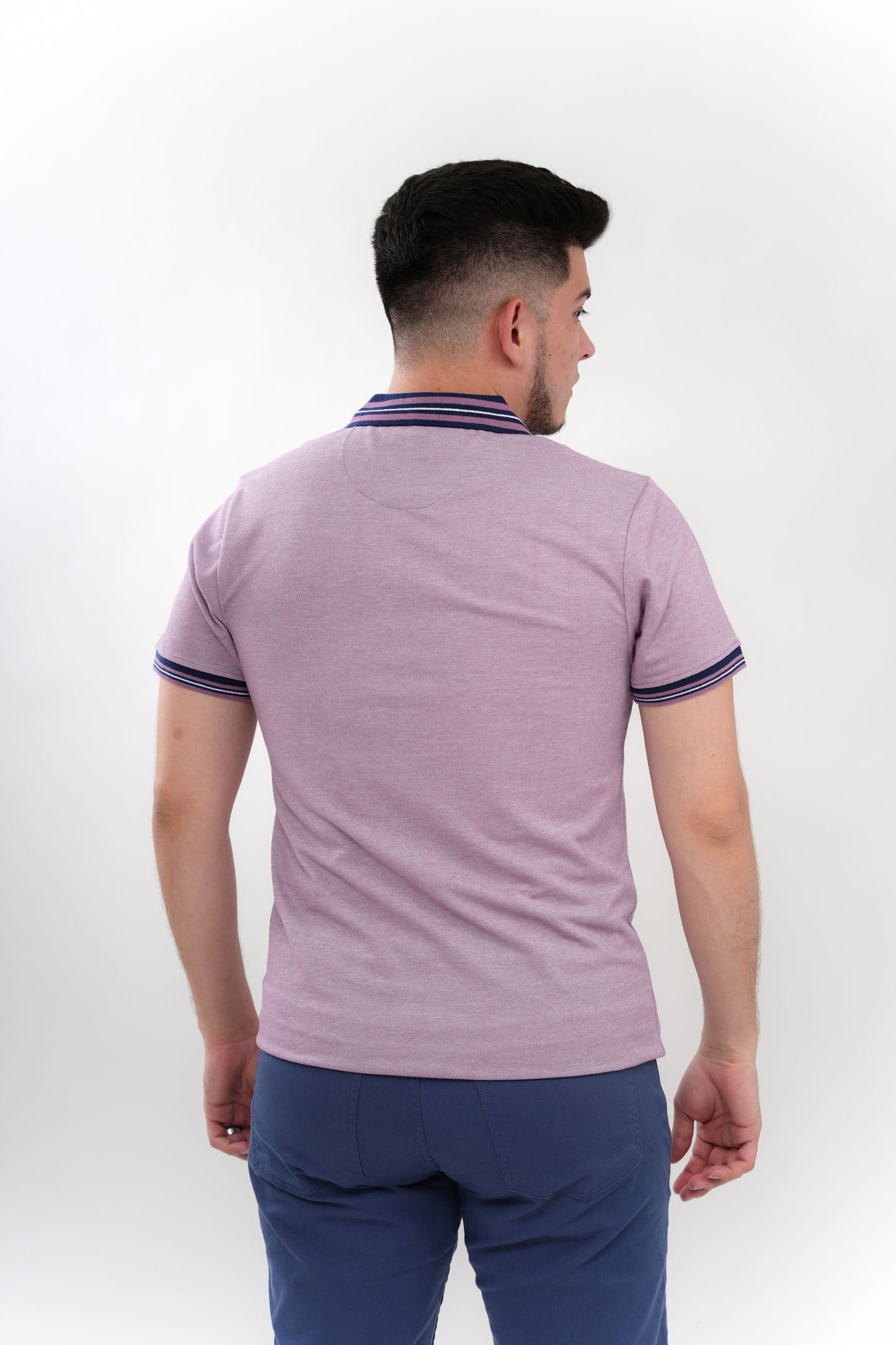 TB Polo - 2 50% Algodón 50% Polyester - Violeta