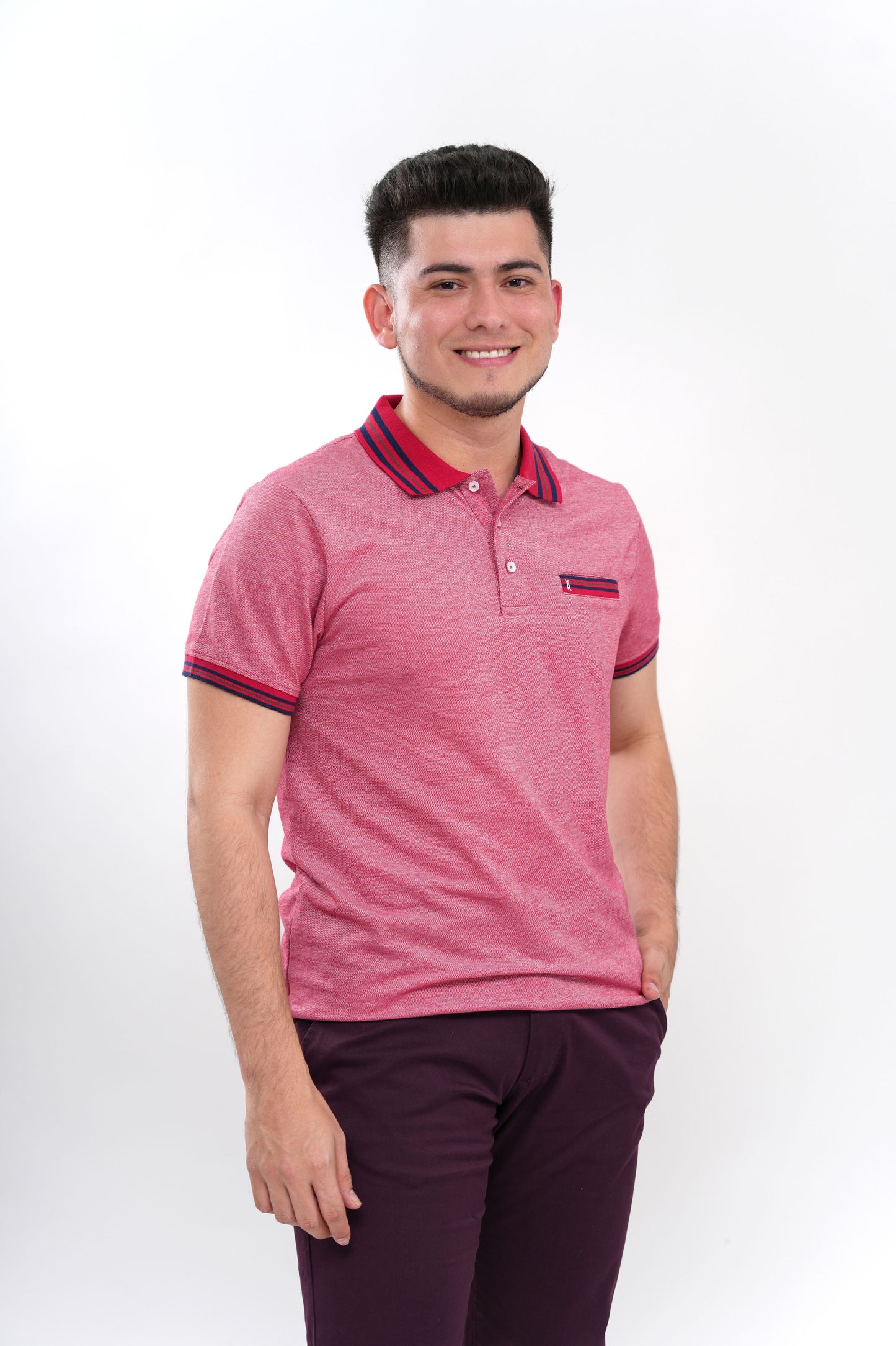 TB Polo - 2 50% Algodón 50% Polyester - Rojo