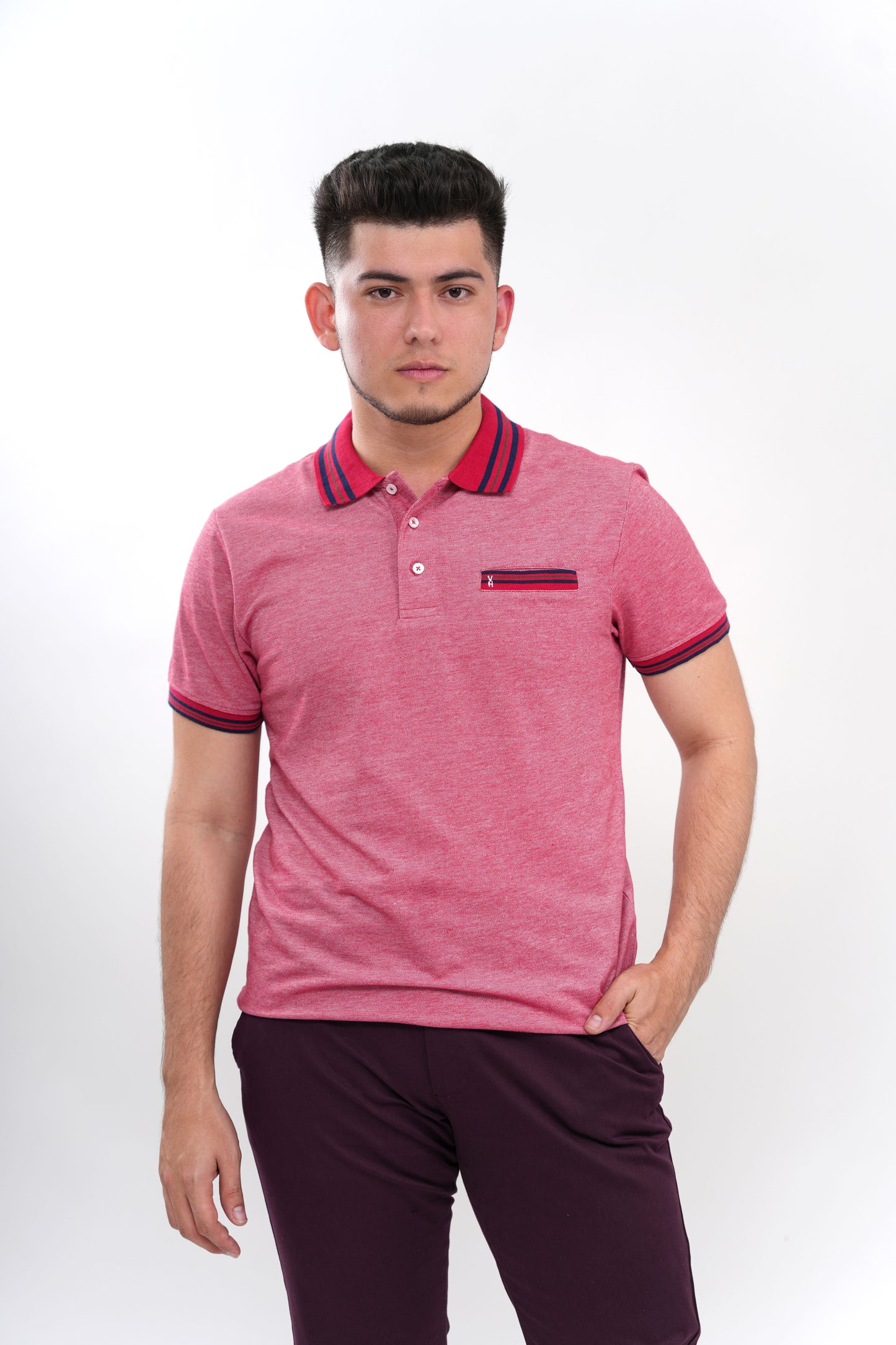 TB Polo - 2 50% Algodón 50% Polyester - Rojo