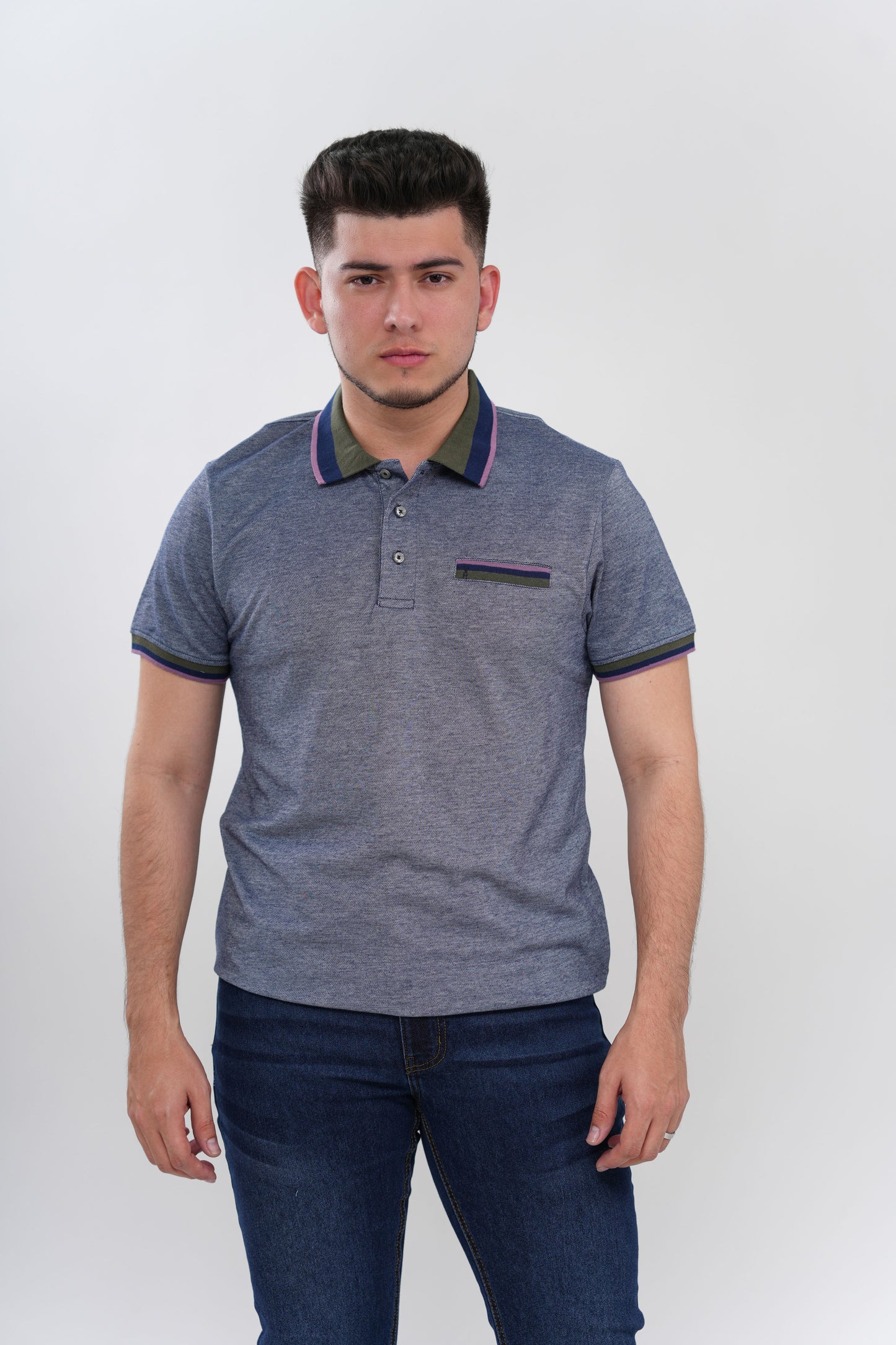 TB Polo - 1 50% Algodón 50% Polyester - Navy