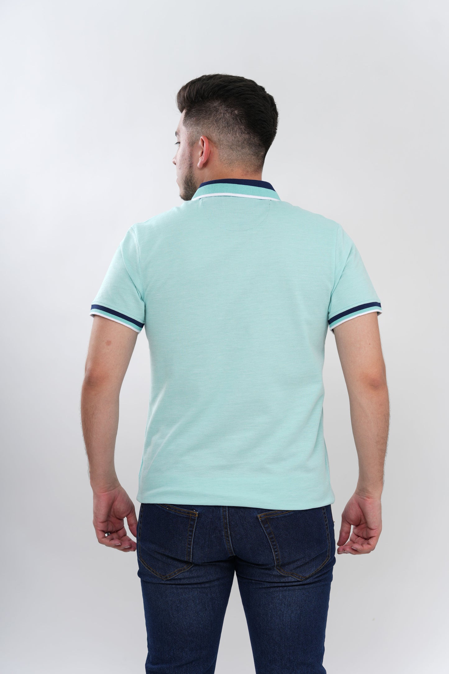TB Polo - 1 50% Algodón 50% Polyester - Aqua