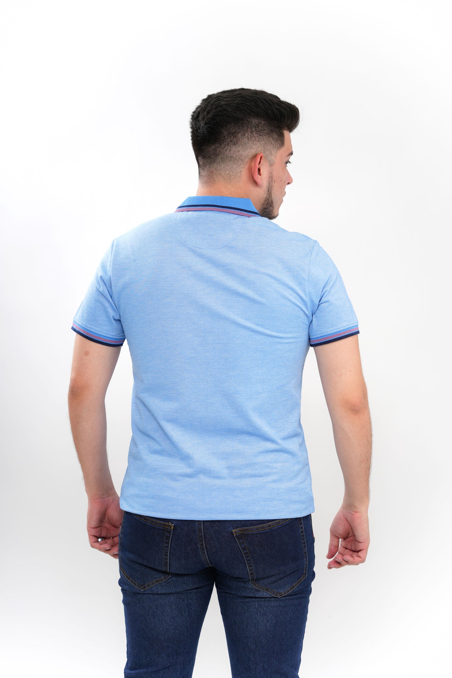 TB Polo - 3 50% Algodón 50% Polyester - Azul