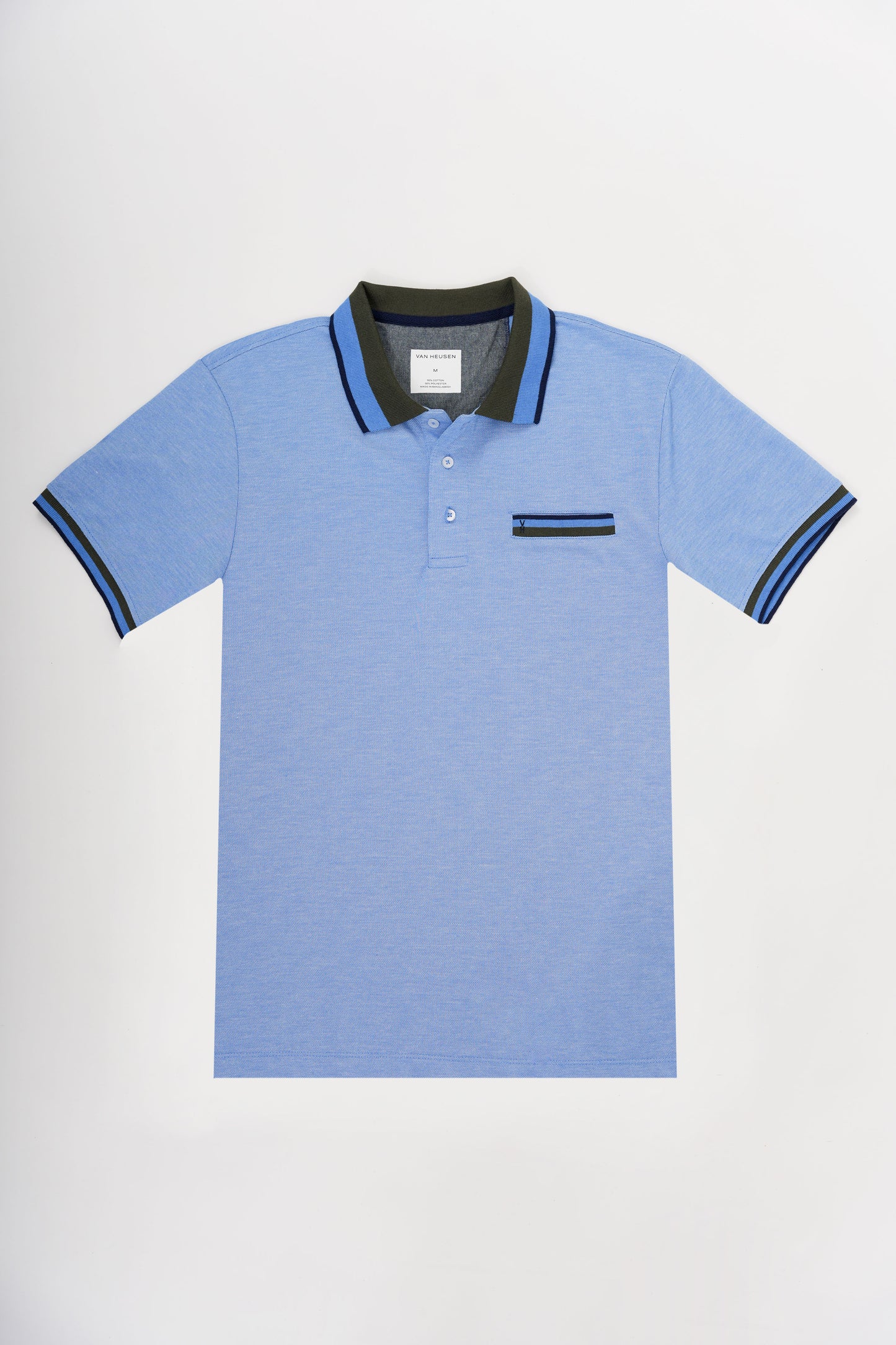 TB Polo - 1 50% Algodón 50% Polyester - Azul