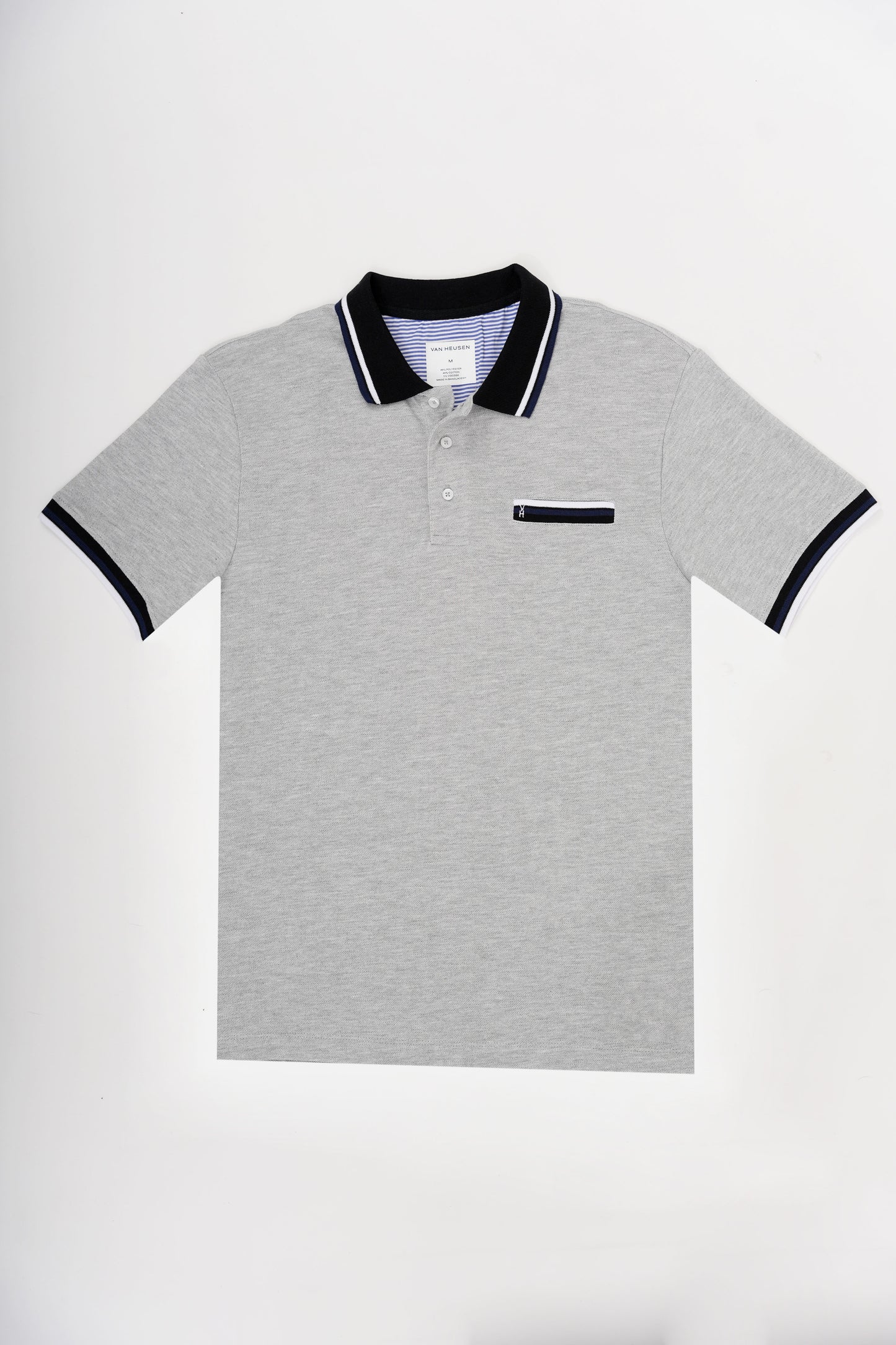 TB Polo - 3 46% Algodón 49% Polyester 5% Viscosa - Gris