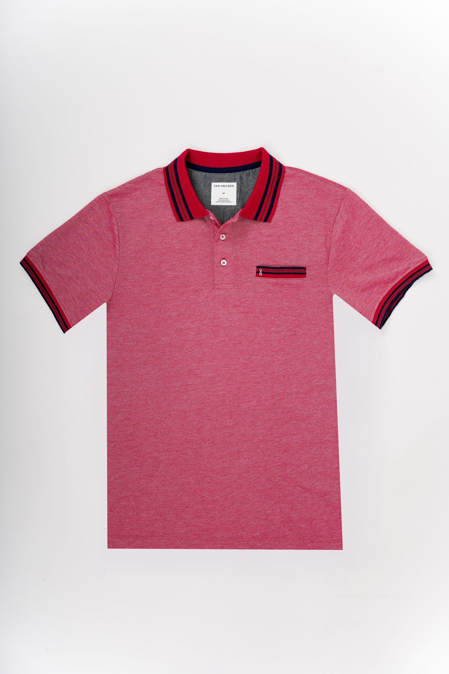 TB Polo - 2 50% Algodón 50% Polyester - Rojo