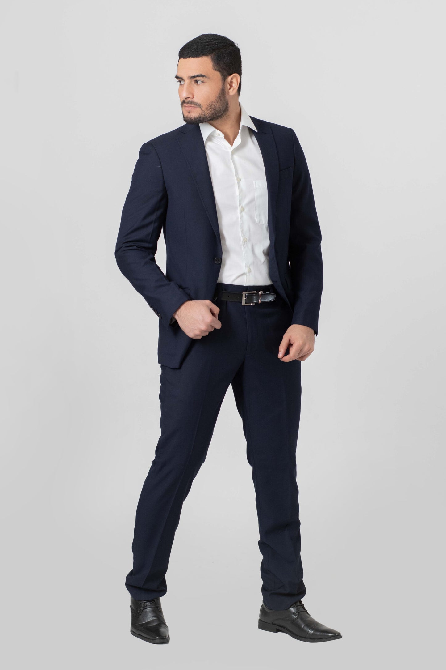 Traje Sólido flex Azul Royal