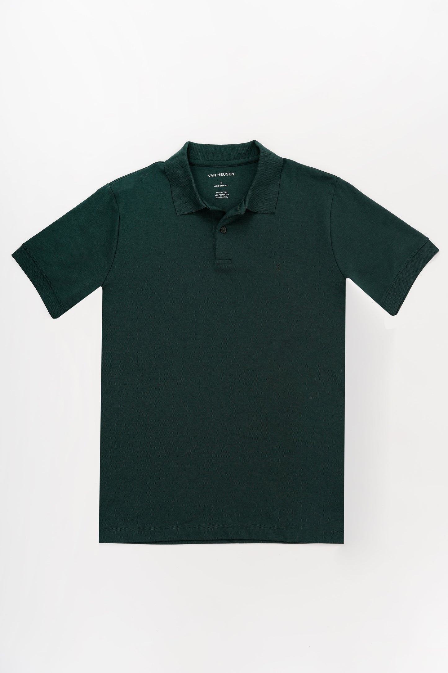 Polo Pique Solido Pine Green