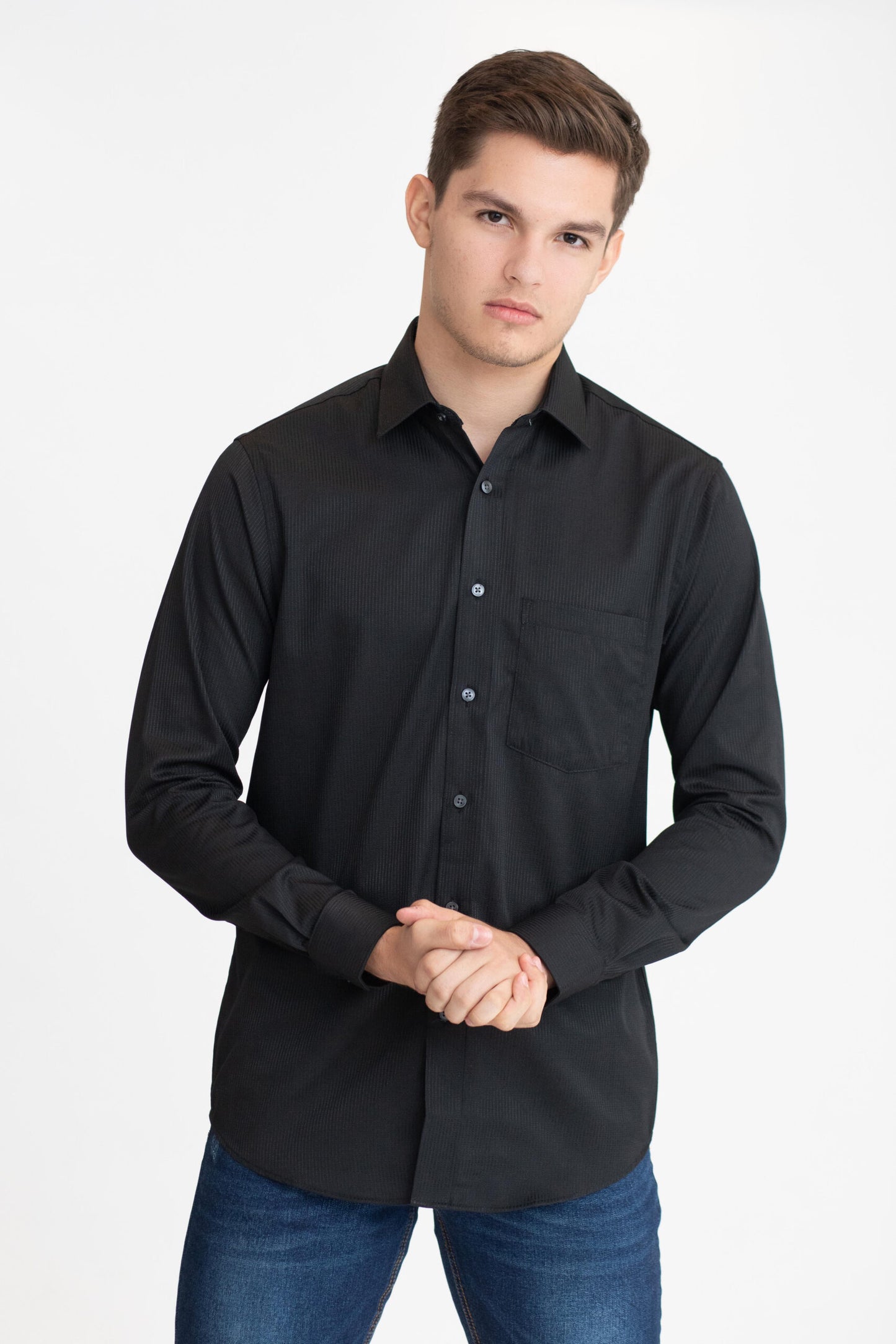 Camisa Sateen Stripe