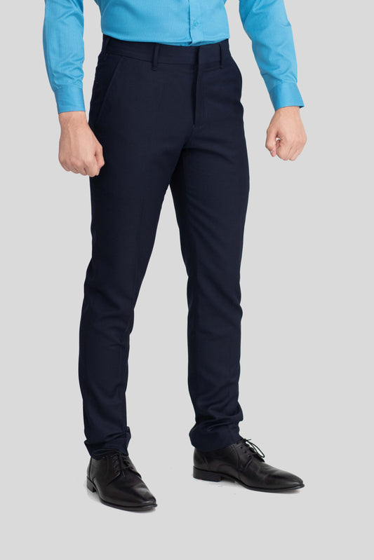 Pantalón Sólido Flex Azul Royal